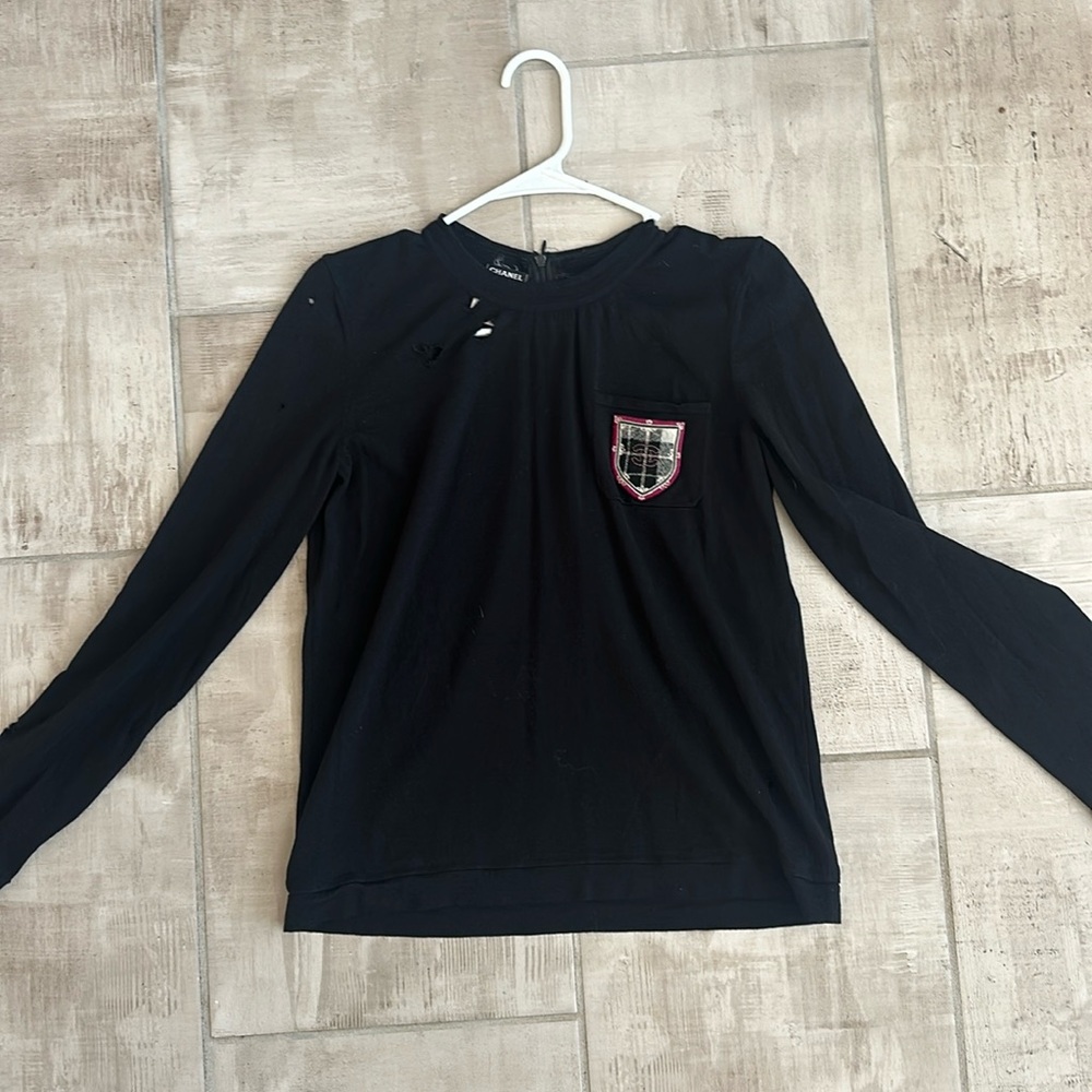 Chanel sweater!